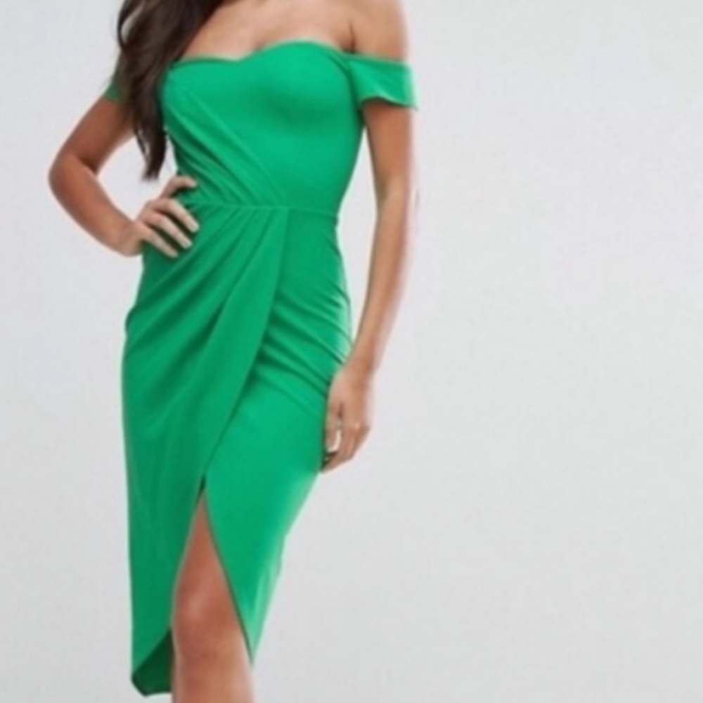 ASOS off the shoulder dress